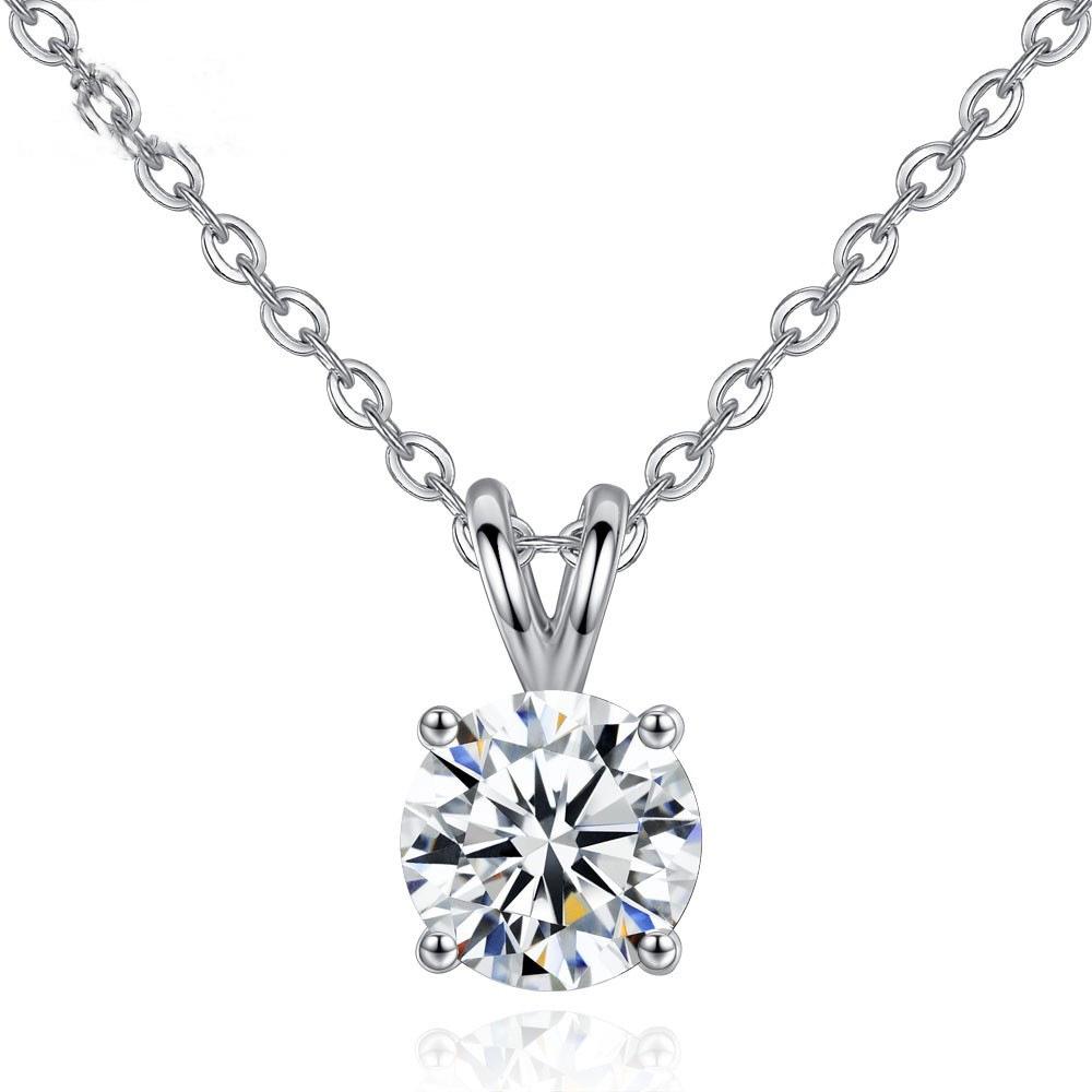 Cross-border Zircon Pendant Necklace - Women s Stylish Clavicle Chain with a Unique, Simple Design
Cross-border Zircon Pendant Necklace - Women s Stylish Clavicle Chain with a Unique, Simple Design