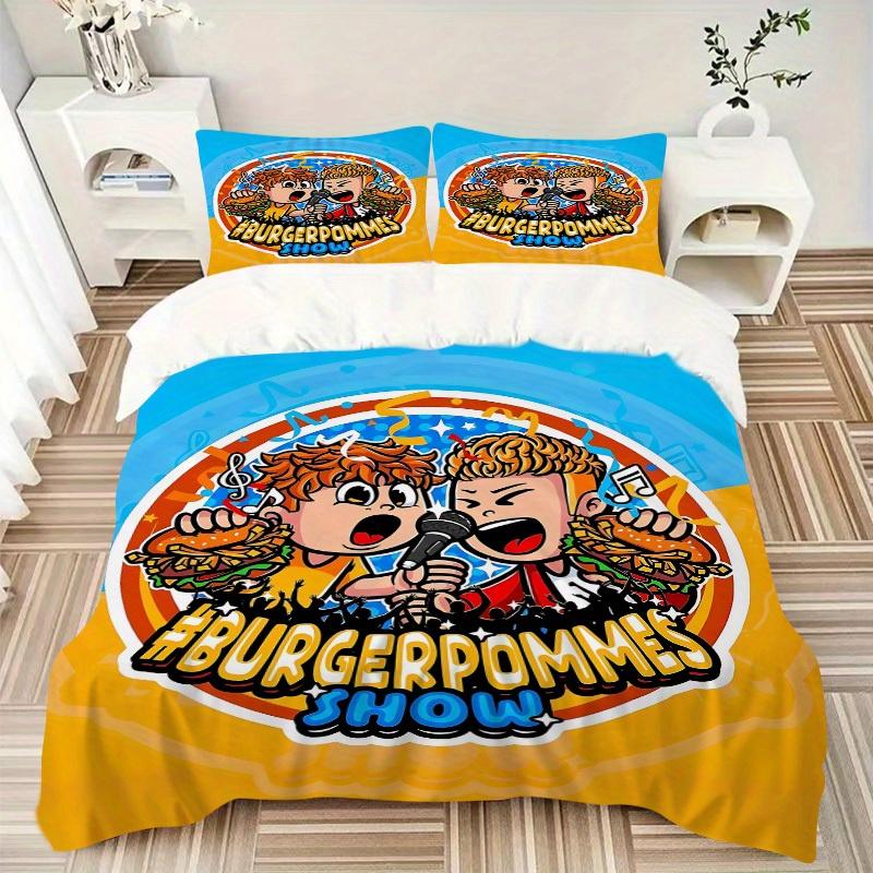 3pcs Burger Pommies Bedding Set Down Comforter Cover and Pillowcases, Suitable for All Seasons(No Insert)-0729014 135x200cm
3pcs Burger Pommies Bedding Set Down Comforter Cover and Pillowcases, Suitable for All Seasons(No Insert)-0729014 135x200cm