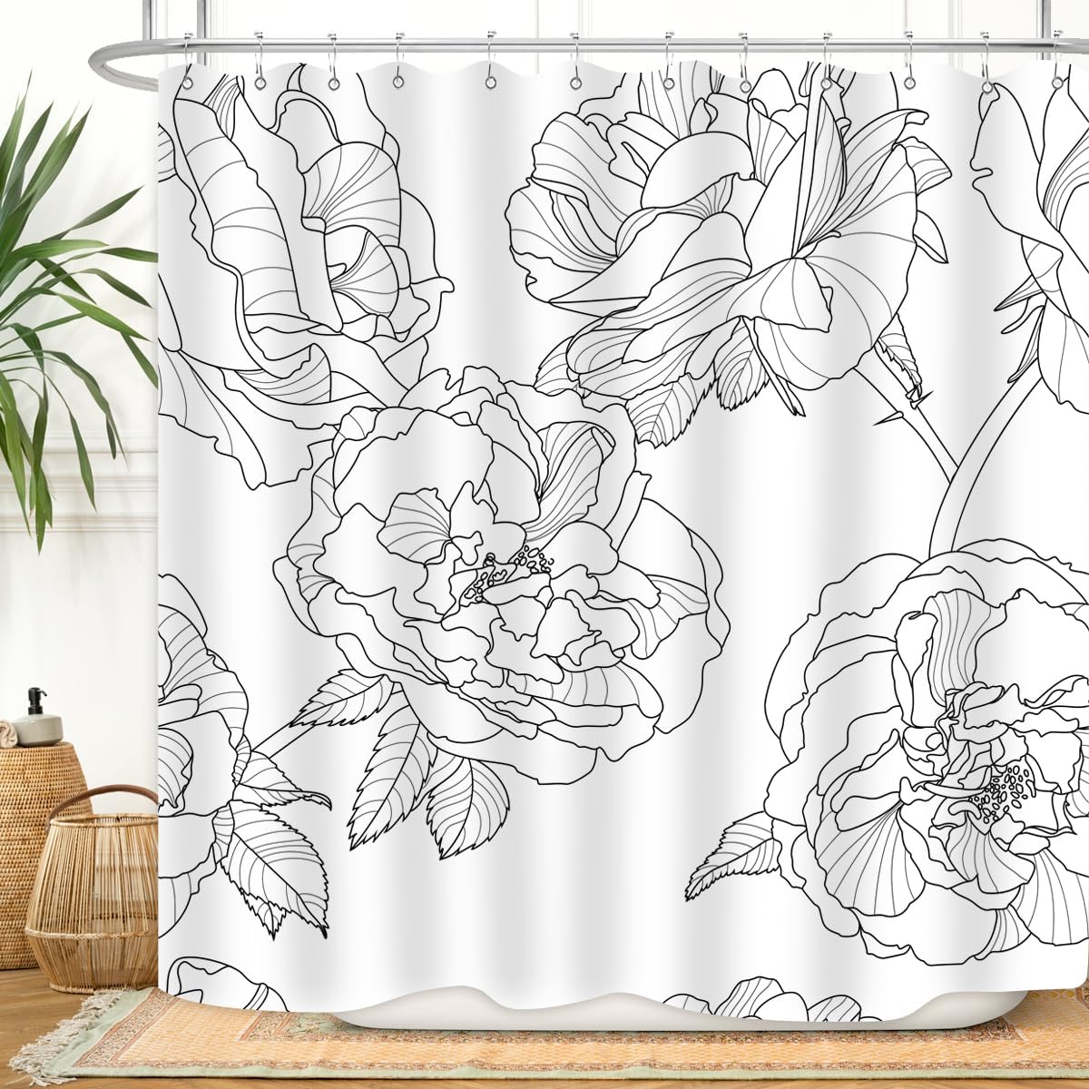 Japanese Cherry Blossom Shower Curtain Ink Cute Funny Frog Asian Style Traditional Japanese Art Bathroom Decor Polyester W60H190(CM)-1 Pcs
Japanese Cherry Blossom Shower Curtain Ink Cute Funny Frog Asian Style Traditional Japanese Art Bathroom Decor Polyester W60H190(CM)-1 Pcs