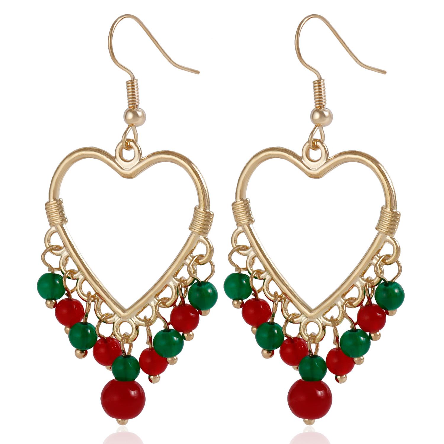 Special jewelry for Christmas hollowed out big love fringed colored crystal earrings ear hanging ethnic style earrings золотий
Special jewelry for Christmas hollowed out big love fringed colored crystal earrings ear hanging ethnic style earrings золотий