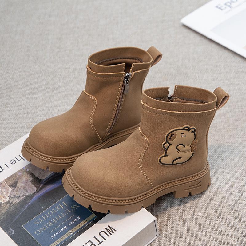 Kids Cartoon Short Boots Anti-Skid Martin Boots Autumn Winter Boys Girls Trendy Leather Boots Toddler size 37 хакі
Kids Cartoon Short Boots Anti-Skid Martin Boots Autumn Winter Boys Girls Trendy Leather Boots Toddler size 37 хакі