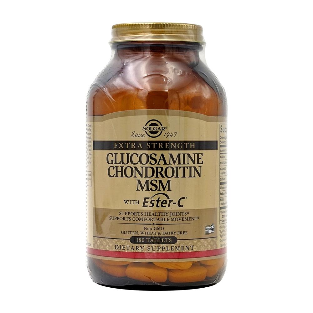 Extra Strength Glucosamine Chondroitin MSM with Ester-C, 180 Tablets 
Extra Strength Glucosamine Chondroitin MSM with Ester-C, 180 Tablets