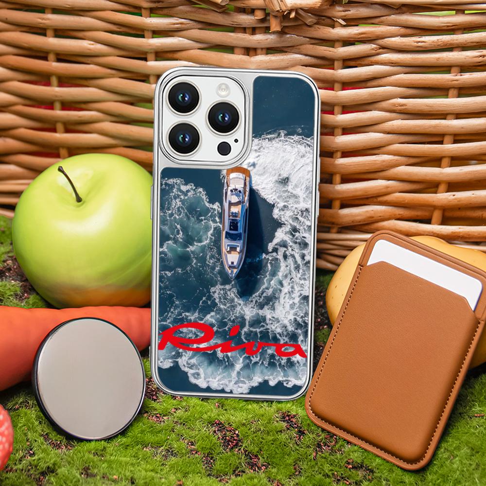 RIVA Yacht cool logo fashion pattern Phone Case for iPhone 16 15 14 13 12 11 Pro Max Sheepskin Silver-edged protective case iPhone 15
RIVA Yacht cool logo fashion pattern Phone Case for iPhone 16 15 14 13 12 11 Pro Max Sheepskin Silver-edged protective case iPhone 15