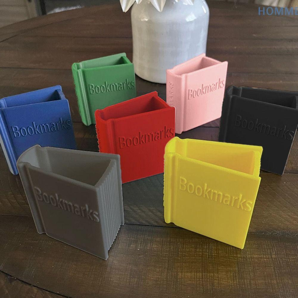 3D Printed Home Office Desk Bookmark Holder Bookmark Storage Box for Friends Decor Gifts фіолетовий 
3D Printed Home Office Desk Bookmark Holder Bookmark Storage Box for Friends Decor Gifts фіолетовий