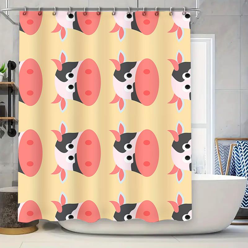 Cute Cow Print Shower Curtain Waterproof Fabric For Bathroom Decor Modern Home Decor Item Perfect Gift Idea For Kids Or Adults W60H190(CM)-1 Pcs
Cute Cow Print Shower Curtain Waterproof Fabric For Bathroom Decor Modern Home Decor Item Perfect Gift Idea For Kids Or Adults W60H190(CM)-1 Pcs