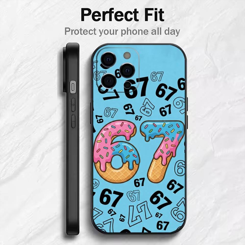 Meme 67 Six Seven Phone Case For iPhone17,16,15,14,13,12 Plus,Max Soft Silicone Black Cover iPhone12
Meme 67 Six Seven Phone Case For iPhone17,16,15,14,13,12 Plus,Max Soft Silicone Black Cover iPhone12