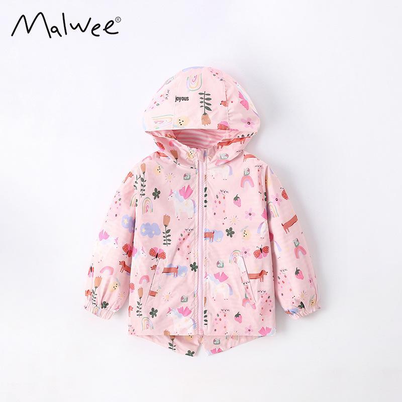 Malwee Girls Autumn Hooded Zip-Up Jacket - European & American Stylish Printed Sweater for Kids 100
Malwee Girls Autumn Hooded Zip-Up Jacket - European & American Stylish Printed Sweater for Kids 100