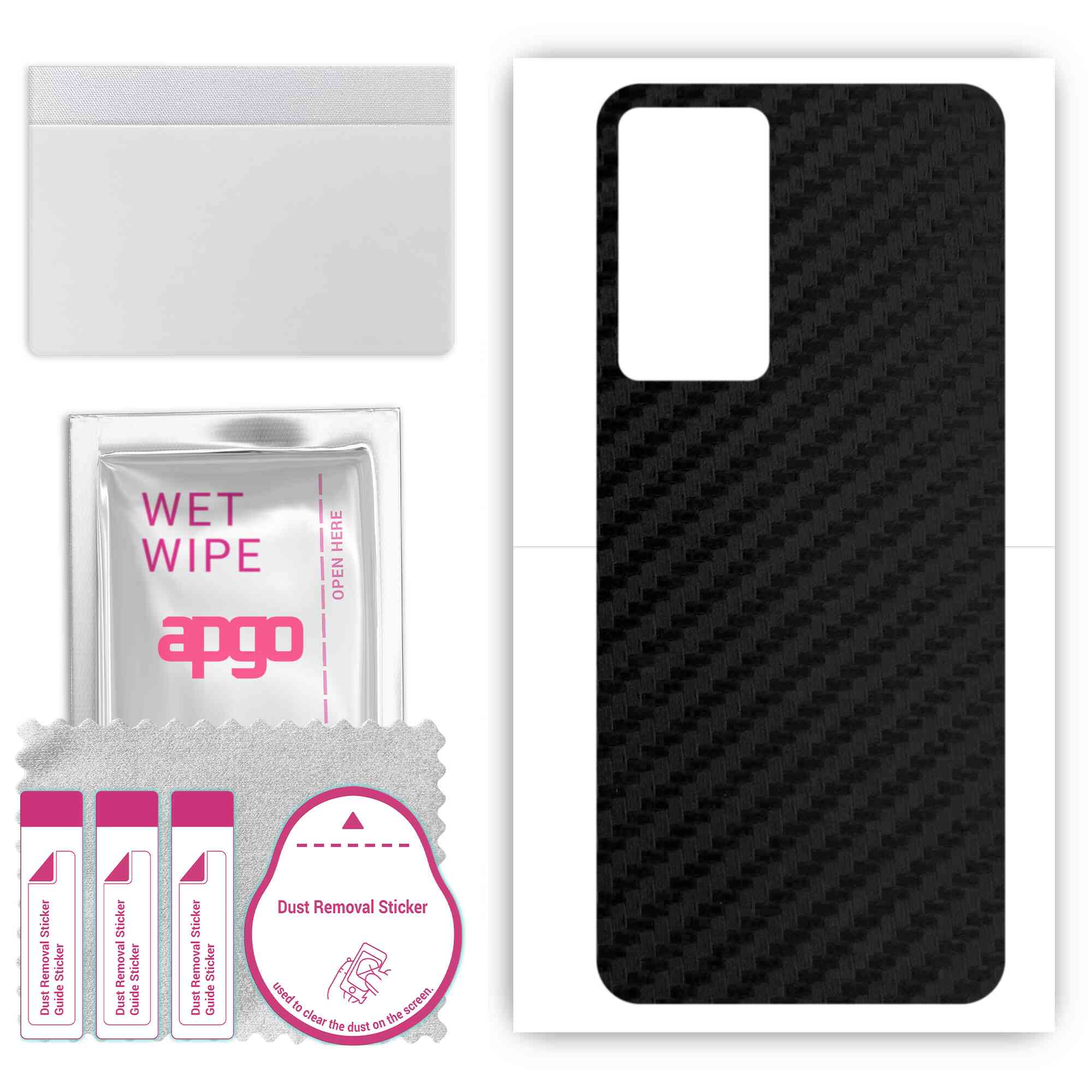 apgo Protective Skin Sticker for the back compatible with Oppo Reno7 Lite 5G, Wrap Film, Foil, Vinyl - Pattern Carbon Black
apgo Protective Skin Sticker for the back compatible with Oppo Reno7 Lite 5G, Wrap Film, Foil, Vinyl - Pattern Carbon Black