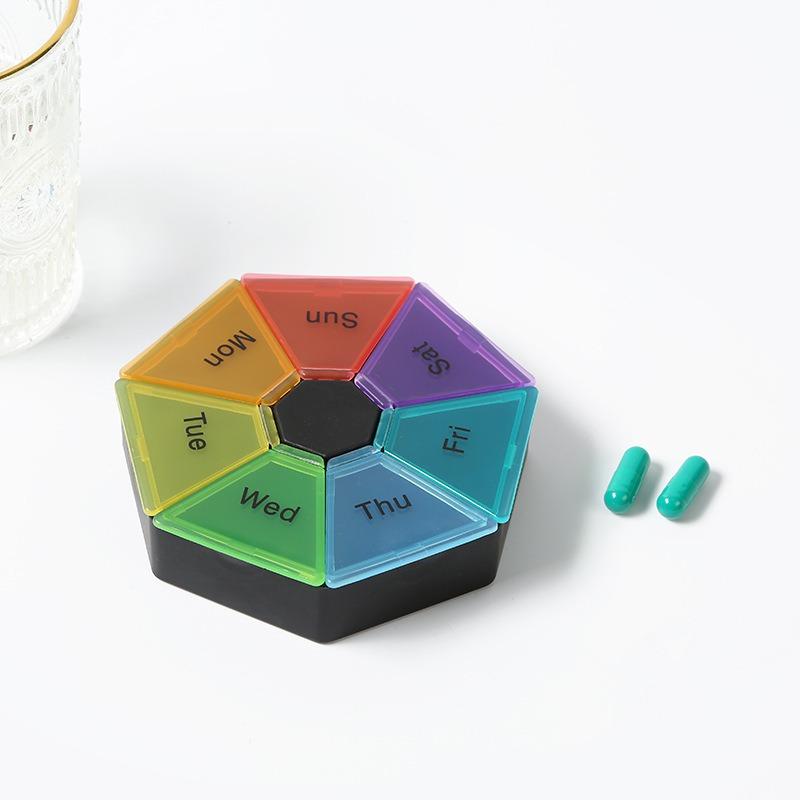 New Hot Mini Portable 7 Day 7 Grids Weekly Colorful Petal Pill Cases Organizer Box PP Food Grade for Vitamin Medicine Fish Oils
New Hot Mini Portable 7 Day 7 Grids Weekly Colorful Petal Pill Cases Organizer Box PP Food Grade for Vitamin Medicine Fish Oils