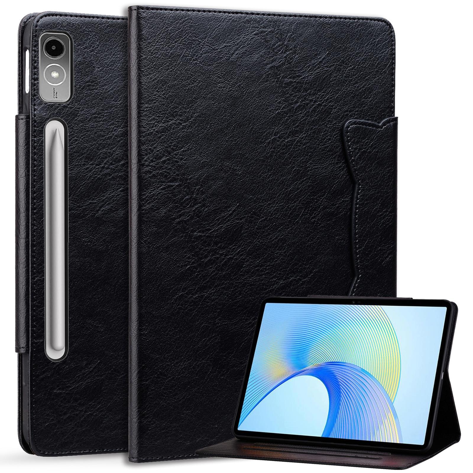 For Lenovo Tab P12 Shockproof Case Magnetic Clasp PU Leather Tablet Cover with Card Slots Black
For Lenovo Tab P12 Shockproof Case Magnetic Clasp PU Leather Tablet Cover with Card Slots Black