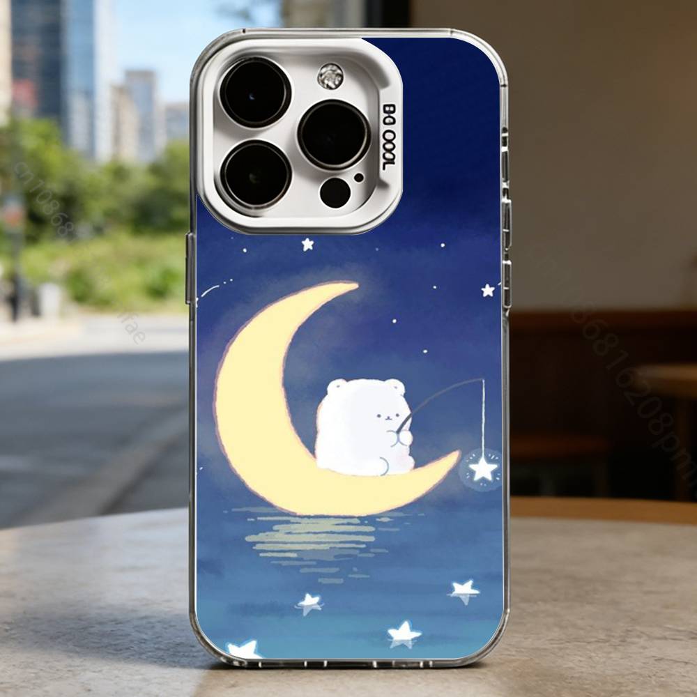 Cute Animals on the Moon Hard Phone Case for IPhone 17 16 15 14 13 12 11 Pro Max Plus16E X XR XS Max shockproof Full Cover iPhone14PRO
Cute Animals on the Moon Hard Phone Case for IPhone 17 16 15 14 13 12 11 Pro Max Plus16E X XR XS Max shockproof Full Cover iPhone14PRO