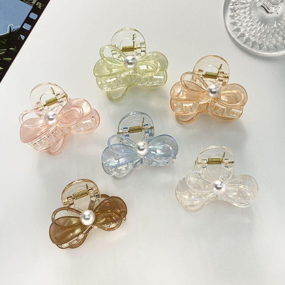 Hair Accessories Acrylic Hair Crab Clip Pearl Mini Hair Claw Elegant Bow Hair Claw Daily Life blue-style2
Hair Accessories Acrylic Hair Crab Clip Pearl Mini Hair Claw Elegant Bow Hair Claw Daily Life blue-style2