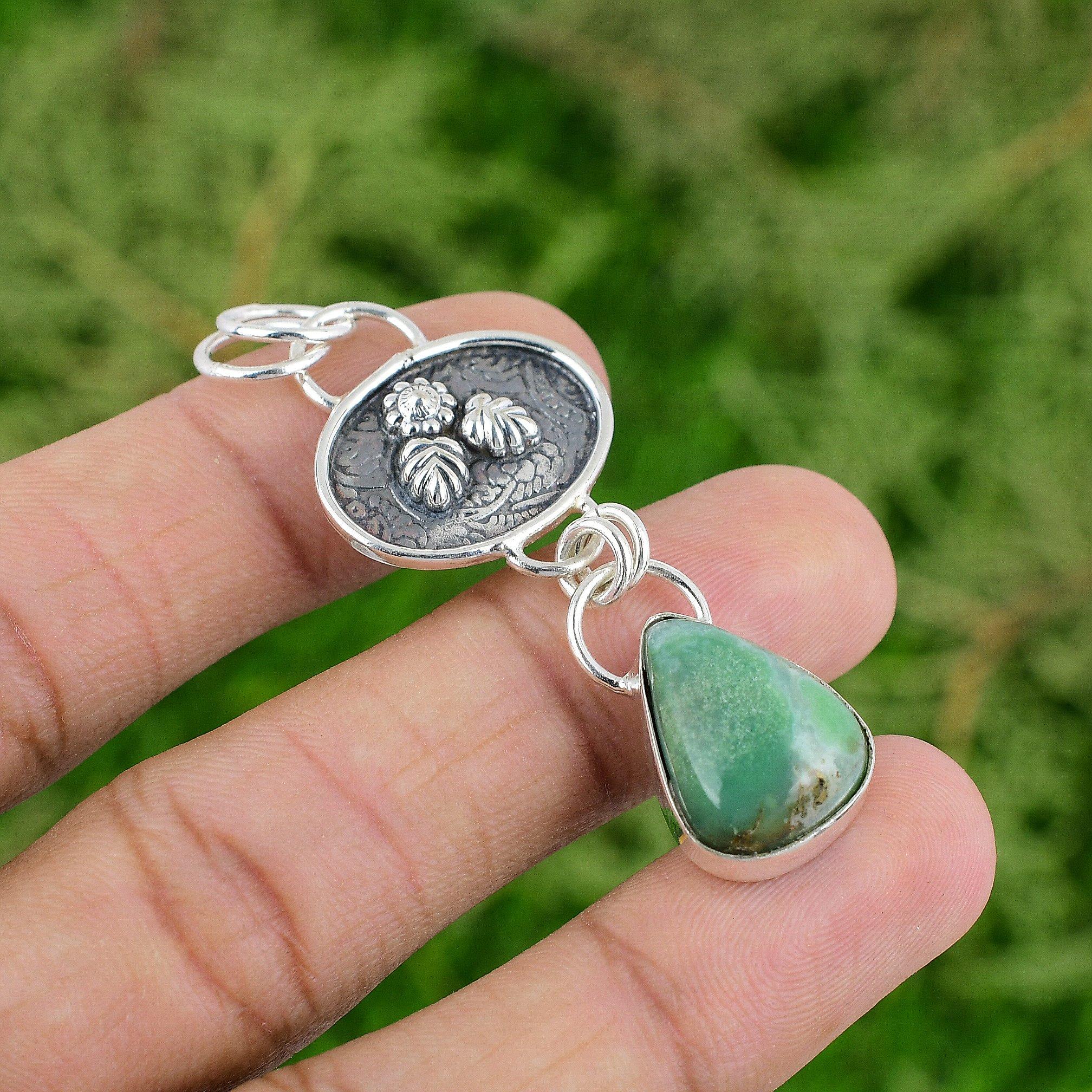 Сделка на День благодарения Подвеска из стерлингового серебра 925 пробы с натуральным хризопразом в безеле
Сделка на День благодарения Подвеска из стерлингового серебра 925 пробы с натуральным хризопразом в безеле