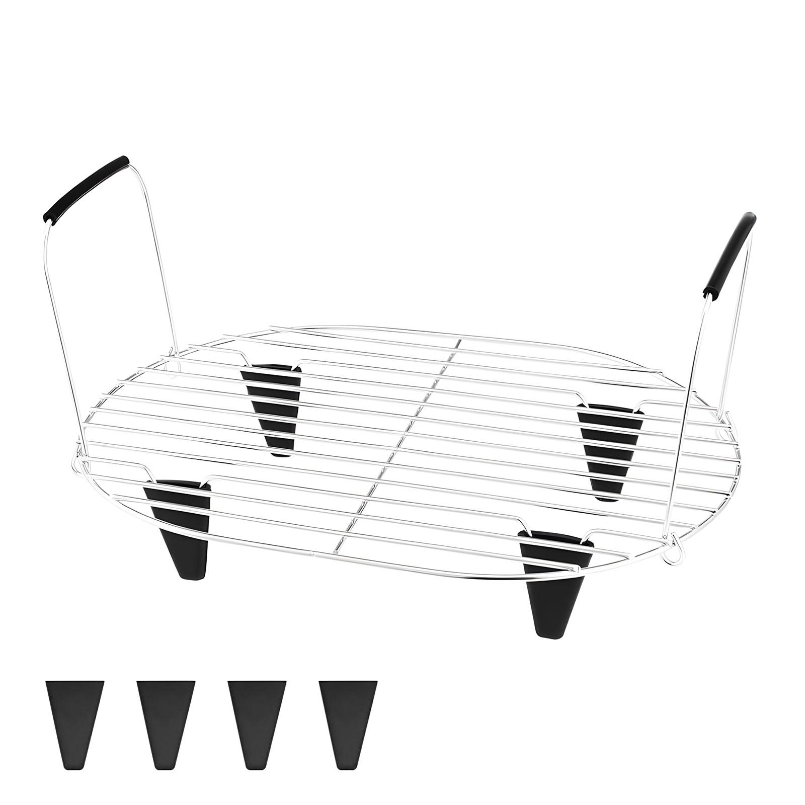 Set Of 1 grills Rack For Slow Cookers Up To 8.5QT Stainless Steels Construction Includes Silicone Protections And Easy Grips 1
Set Of 1 grills Rack For Slow Cookers Up To 8.5QT Stainless Steels Construction Includes Silicone Protections And Easy Grips 1