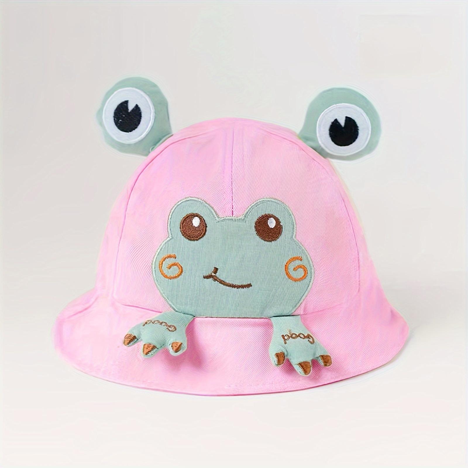 Cute frog cartoon baby sun hat, breathable mesh & wide brim, lightweight sunscreen cap for kids summer outdoor use.
Cute frog cartoon baby sun hat, breathable mesh & wide brim, lightweight sunscreen cap for kids summer outdoor use.