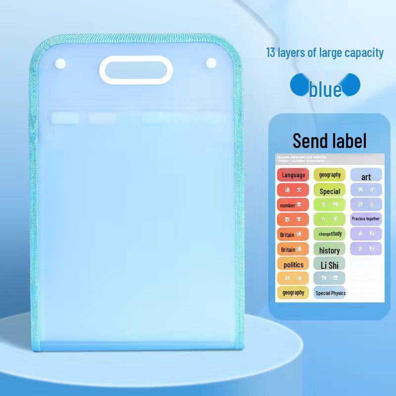 26-слойная ручная сумка-аккордеон для старшеклассников - Большая вместимость, многослойная классифицированная папка для файлов
26-слойная ручная сумка-аккордеон для старшеклассников - Большая вместимость, многослойная классифицированная папка для файлов