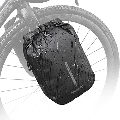 Rhinowalk Waterproof Bicycle Front Fork Pack Bag, Bicycle Pannier Bag, Saddle Bag, Fork Bag, Rack Bicycle Bag, Shoulder Bag, 6L, E-Scooter/Mountain Bi
Rhinowalk Waterproof Bicycle Front Fork Pack Bag, Bicycle Pannier Bag, Saddle Bag, Fork Bag, Rack Bicycle Bag, Shoulder Bag, 6L, E-Scooter/Mountain Bi