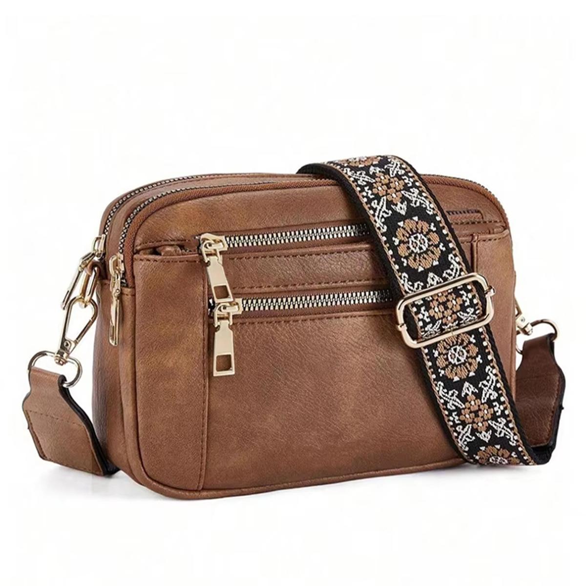 Retro fashion classic, women s multifunctional bag, zipper shoulder strap crossbody bag, small square bag, suitable for office w світло-коричневого кольору
Retro fashion classic, women s multifunctional bag, zipper shoulder strap crossbody bag, small square bag, suitable for office w світло-коричневого кольору
