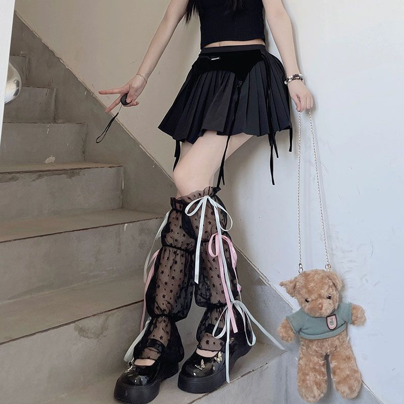 1 Pair Balletcore Lightweight Sweet Girl Leg Sock for Girls Bow Lace Ribbon Mesh Summer Pile Loose Sock Versatile Women Y2K Sock One Size чорний
1 Pair Balletcore Lightweight Sweet Girl Leg Sock for Girls Bow Lace Ribbon Mesh Summer Pile Loose Sock Versatile Women Y2K Sock One Size чорний