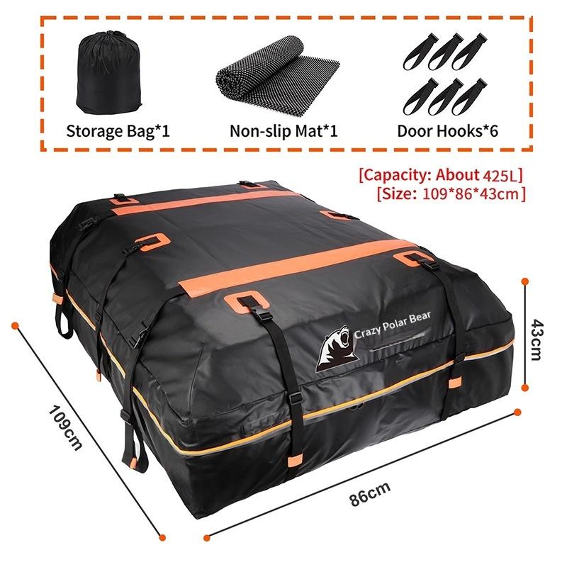 425L/550L Cargo Bag Car Roof Cargo Carrier Waterproof Universal Luggage Bag Storage Cube Bag For Travel Camping Car A3
425L/550L Cargo Bag Car Roof Cargo Carrier Waterproof Universal Luggage Bag Storage Cube Bag For Travel Camping Car A3