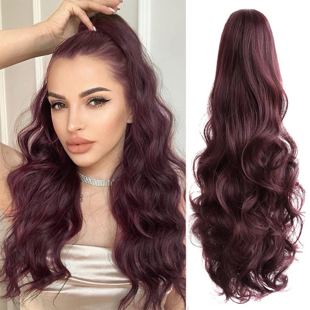 LISI HAIR Synthetic Long Curly Wavy Ponytail Wig Extension Claw In Ponytail Heat-Resistant Fiber Wig For Women Daily Use 40cm
LISI HAIR Synthetic Long Curly Wavy Ponytail Wig Extension Claw In Ponytail Heat-Resistant Fiber Wig For Women Daily Use 40cm