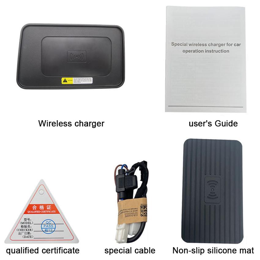 Беспроводное зарядное устройство 15 Вт, специальная встроенная панель быстрой зарядки QI для телефона, автомобильные аксессуары для Toyota RAV4 2014 2015 2016 2017 2018 2019
Беспроводное зарядное устройство 15 Вт, специальная встроенная панель быстрой зарядки QI для телефона, автомобильные аксессуары для Toyota RAV4 2014 2015 2016 2017 2018 2019