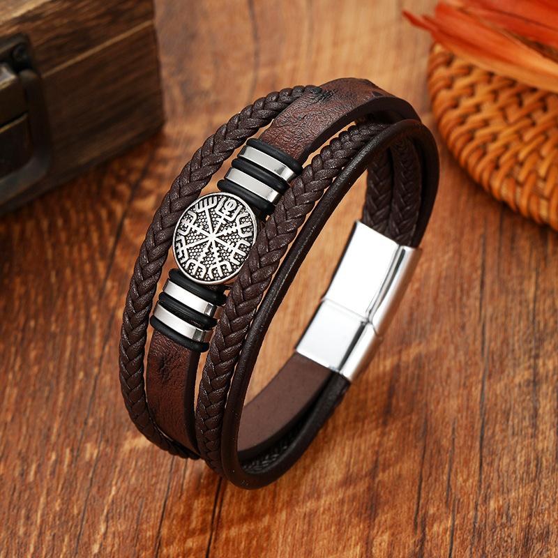 New Retro PU Leather Compass Bracelet Men s Bracelet Viking Jewelry Compass Bracelet Accessories Party Gifts 21cm
New Retro PU Leather Compass Bracelet Men s Bracelet Viking Jewelry Compass Bracelet Accessories Party Gifts 21cm