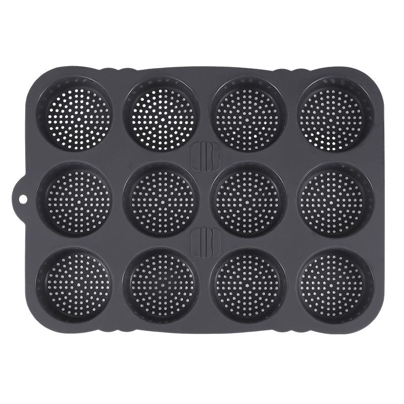 Non-Stick Silicone 12-Cup Bread & Hamburger Bun Mold for DIY Baking серый
Non-Stick Silicone 12-Cup Bread & Hamburger Bun Mold for DIY Baking серый
