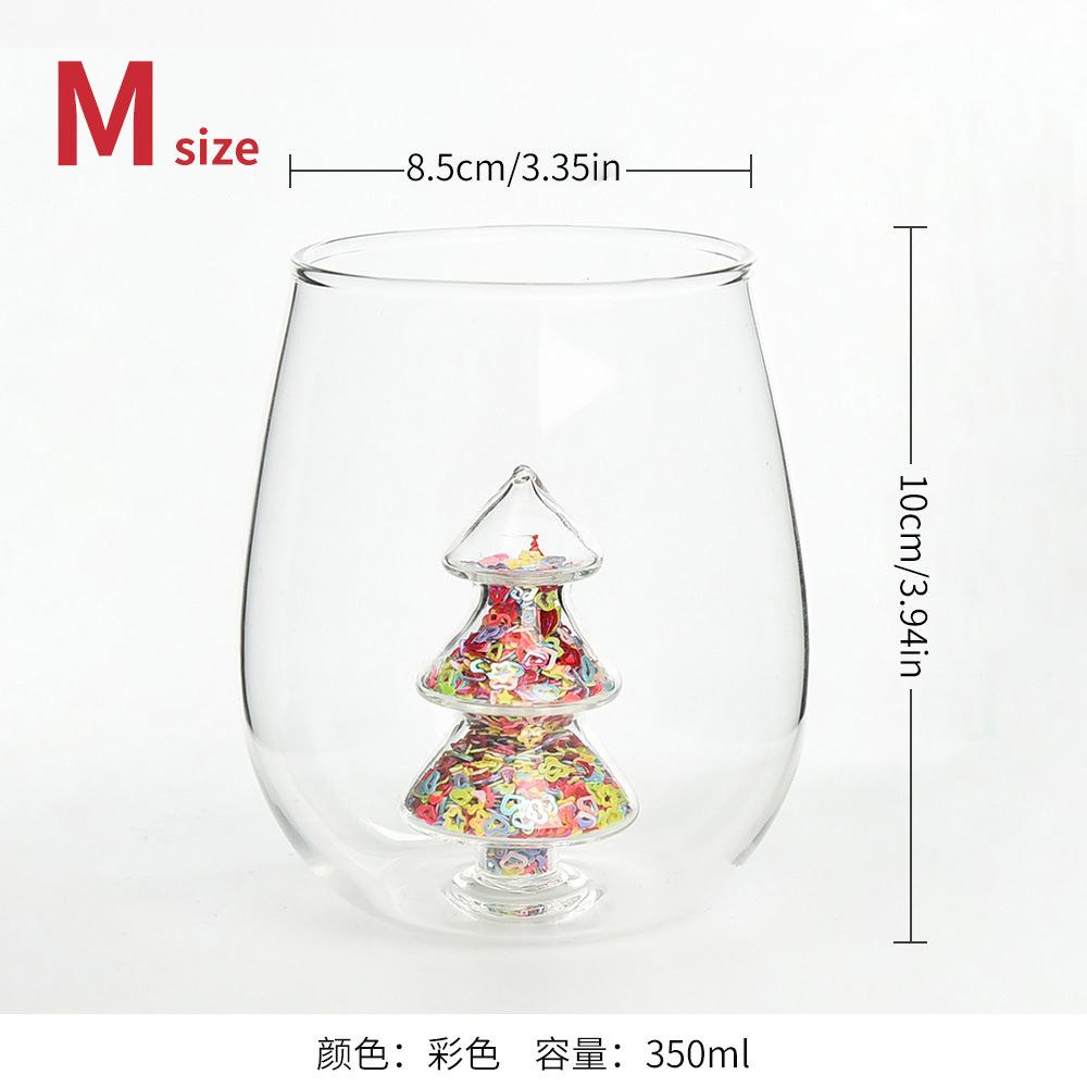 Creative Christmas Tree Glass Cup with 3D Colorful Glitter for Milk Juice Water 301-400ml
Creative Christmas Tree Glass Cup with 3D Colorful Glitter for Milk Juice Water 301-400ml