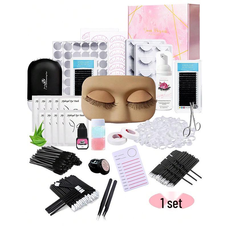19-piece Eyelash Extension Kit for Beginners & Professionals with Eyelash Model Styling
19-piece Eyelash Extension Kit for Beginners & Professionals with Eyelash Model Styling