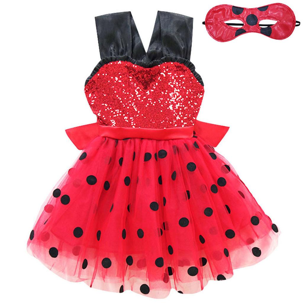 Miraculous Tales Of Ladybug Cat Noir Summer Dress With Pleated Skirt For Kids Ages 3 To 8 Dress Mask,100cm
Miraculous Tales Of Ladybug Cat Noir Summer Dress With Pleated Skirt For Kids Ages 3 To 8 Dress Mask,100cm