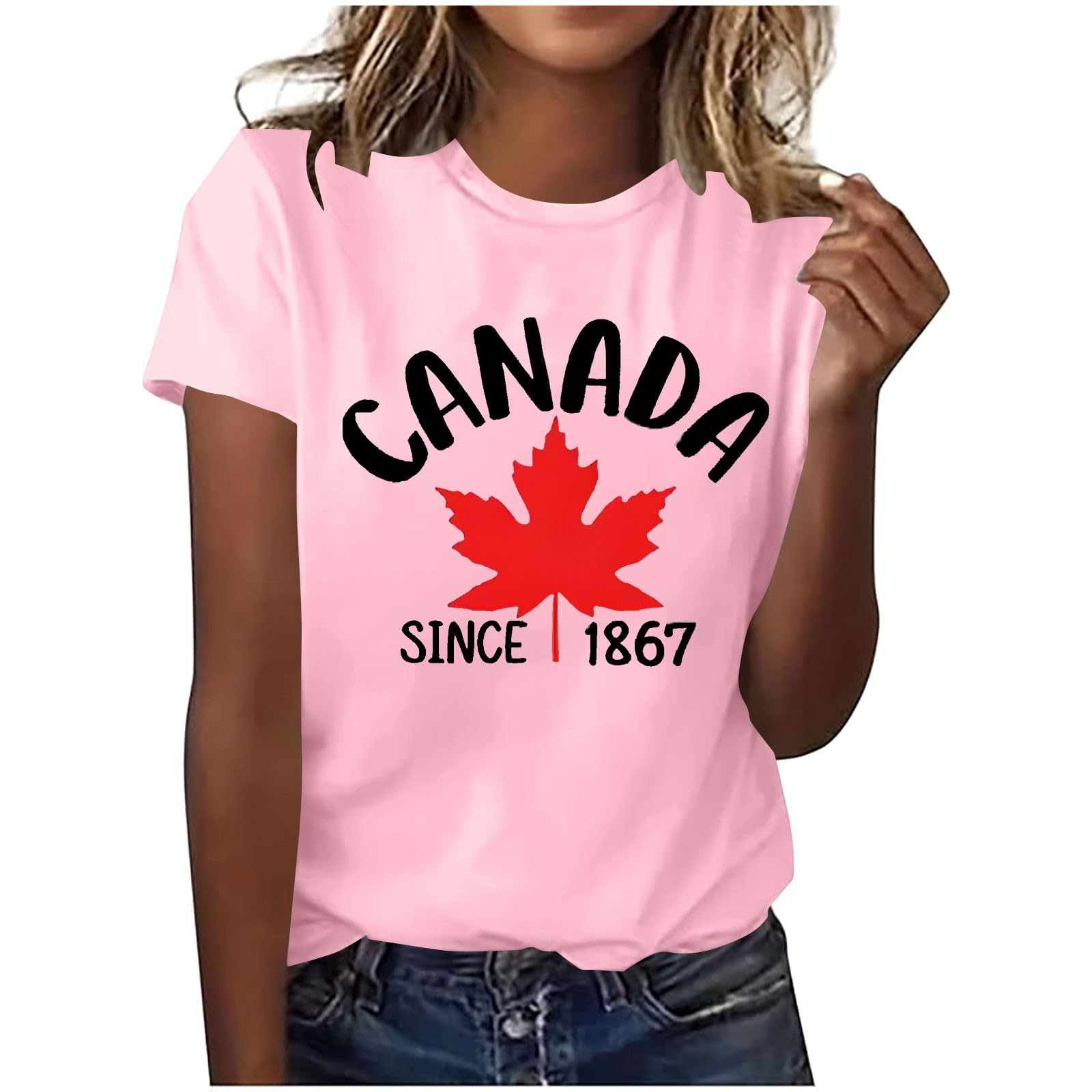 Women s Fashion Casual Maple Leaf Print Top XL рожевий
Women s Fashion Casual Maple Leaf Print Top XL рожевий