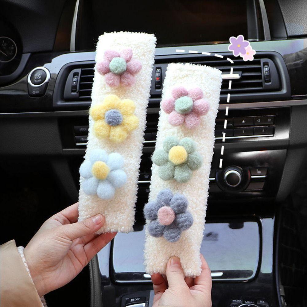 Plush Flowers Car Seat Belt Padding Flowers Artificial Lamb Auto Seatbelt Car Accessories B
Plush Flowers Car Seat Belt Padding Flowers Artificial Lamb Auto Seatbelt Car Accessories B