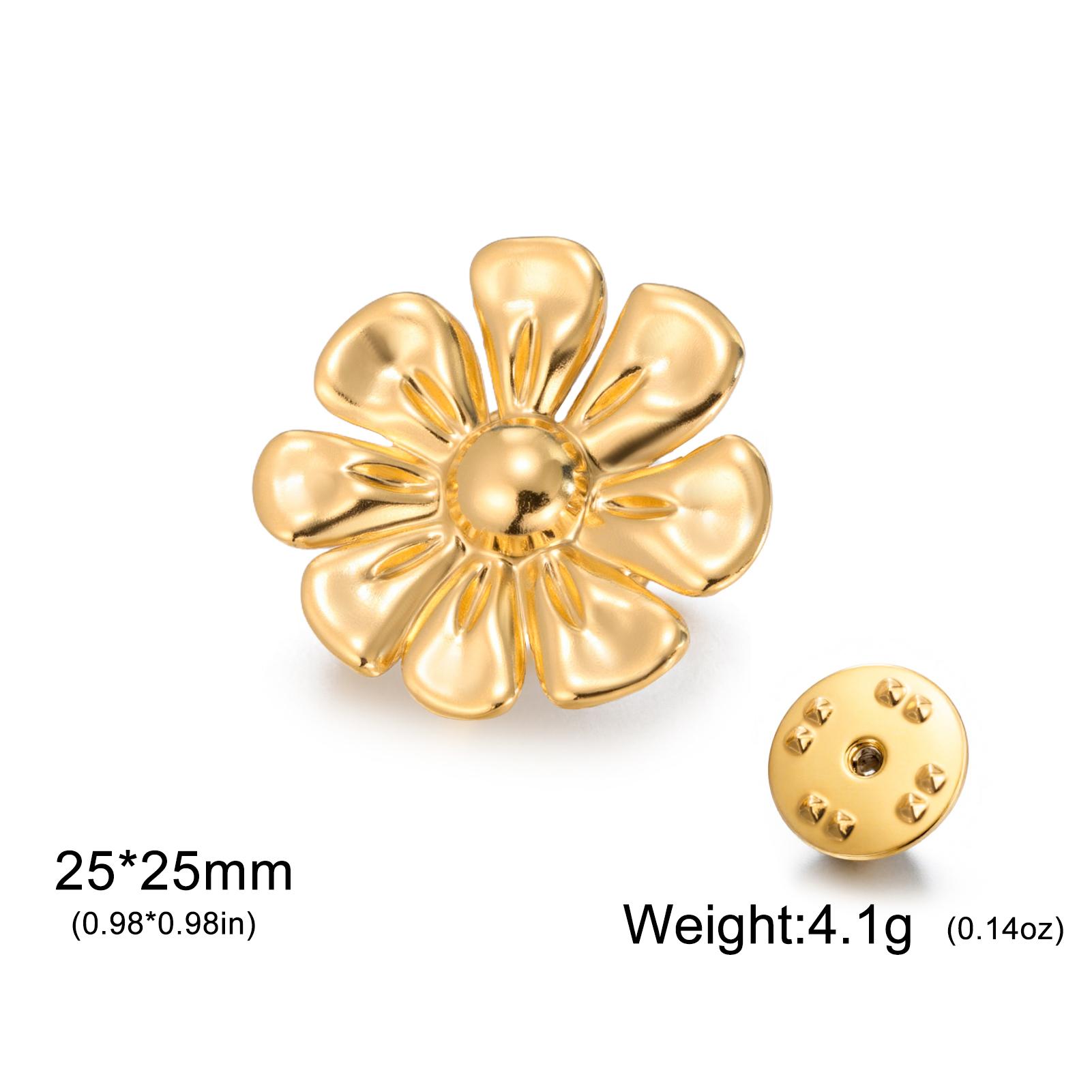 My Shape Vintage Metal Gold Color Flower Brooches Stainless Steel Nameplate Pin Fashion Backpack Scarf Accessories Jewelry Gifts
My Shape Vintage Metal Gold Color Flower Brooches Stainless Steel Nameplate Pin Fashion Backpack Scarf Accessories Jewelry Gifts