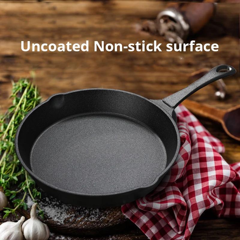 1Pc Small Frying Pan Cast Iron Uncoated Black For Food Frying, Cooking And Stir-Frying Kitchen Utensils Kitchen Helper
1Pc Small Frying Pan Cast Iron Uncoated Black For Food Frying, Cooking And Stir-Frying Kitchen Utensils Kitchen Helper