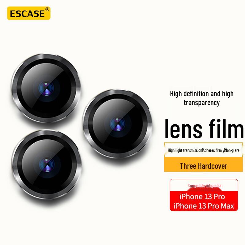 ESCASE iPhone Tempered Glass Camera Lens Protector For iPhone 13 Pro/Pro Max
ESCASE iPhone Tempered Glass Camera Lens Protector For iPhone 13 Pro/Pro Max