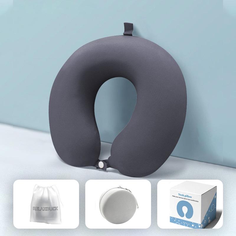 Подушка для шеи дорожная U-образной формы с эффектом памяти - Идеальна для вождения, перелетов и офисных перерывов U-shaped pillow + storage box темно-серого
Подушка для шеи дорожная U-образной формы с эффектом памяти - Идеальна для вождения, перелетов и офисных перерывов U-shaped pillow + storage box темно-серого