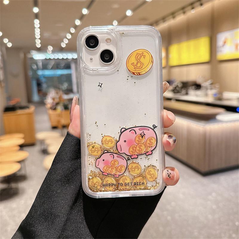 Cute Cartoon Gold Quicksand Case for iPhone 14 16 15 Pro Max Cover Glitter Dollars Floating Slider Clear Phone Shell Funda Capas For iPhone 16
Cute Cartoon Gold Quicksand Case for iPhone 14 16 15 Pro Max Cover Glitter Dollars Floating Slider Clear Phone Shell Funda Capas For iPhone 16