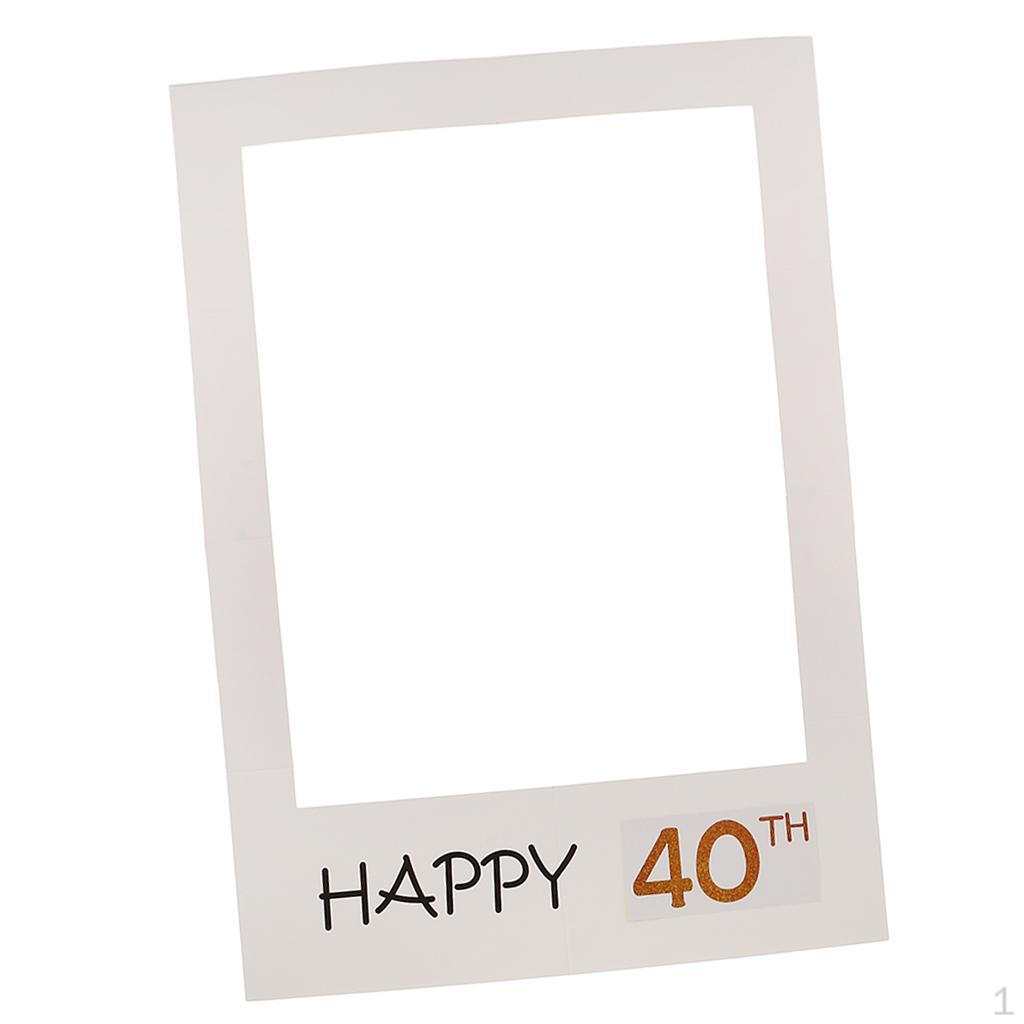 Happy Birthday Anniversary Selfie Frame Photo Booth Props Paper Party 40th
Happy Birthday Anniversary Selfie Frame Photo Booth Props Paper Party 40th