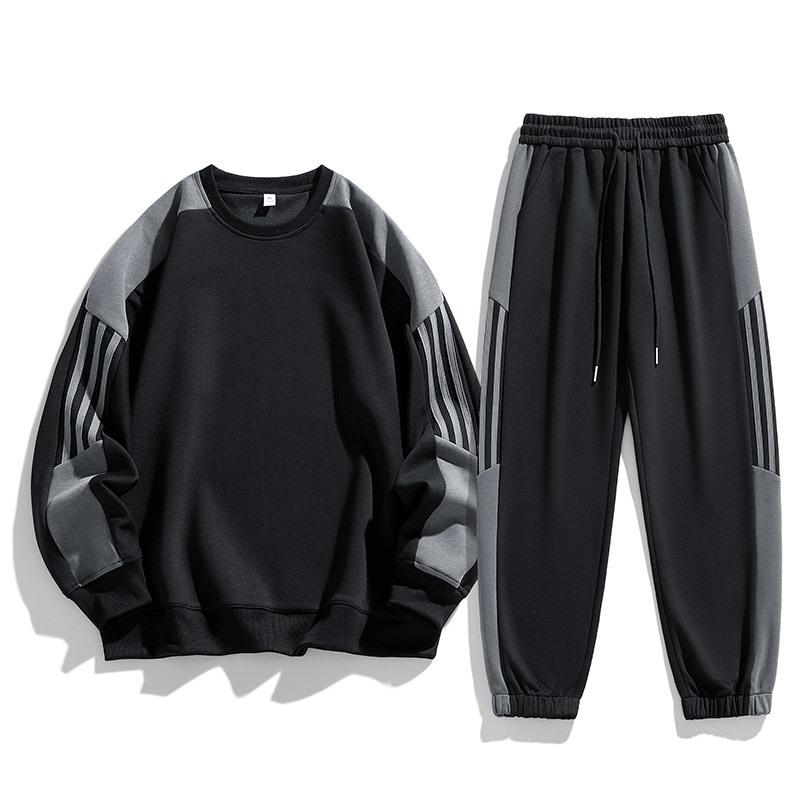 Men s Korean Version Slim Fit Youth Round Neck Sports and Leisure Suit Two Piece Set S
Men s Korean Version Slim Fit Youth Round Neck Sports and Leisure Suit Two Piece Set S