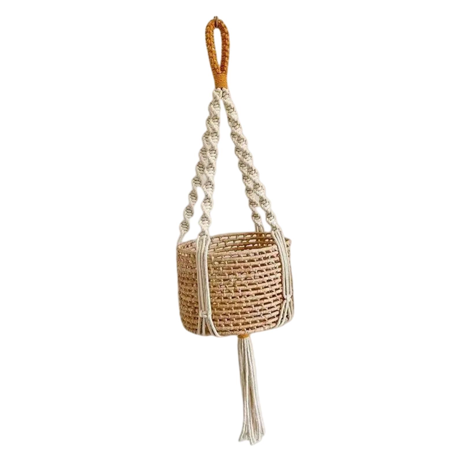 Plant Hanger Macrame String Bag Decorative Flower Pot Holder Stand for Living Room Corridor Indoor Outdoor
Plant Hanger Macrame String Bag Decorative Flower Pot Holder Stand for Living Room Corridor Indoor Outdoor