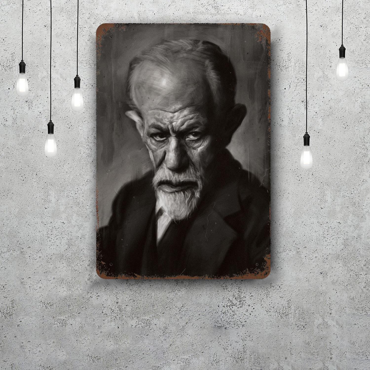 Sigmund Freud Decor Vintage Metal Signs Tin Signs Captain Poster Decor for Bar Pub Club Man Cave Wall Decoration 20x30cm(7.8x11.8inch)
Sigmund Freud Decor Vintage Metal Signs Tin Signs Captain Poster Decor for Bar Pub Club Man Cave Wall Decoration 20x30cm(7.8x11.8inch)