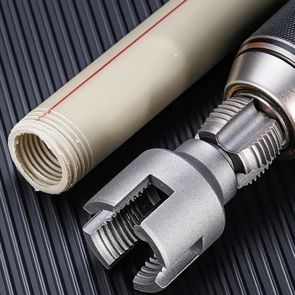 Integrated Internal & External Pipe Threading Tool, 1/2 and 3/4 Water Pipe Internal and External Integrated Threader, Pipe Thread Cutting Tool, 1/2
Integrated Internal & External Pipe Threading Tool, 1/2 and 3/4 Water Pipe Internal and External Integrated Threader, Pipe Thread Cutting Tool, 1/2