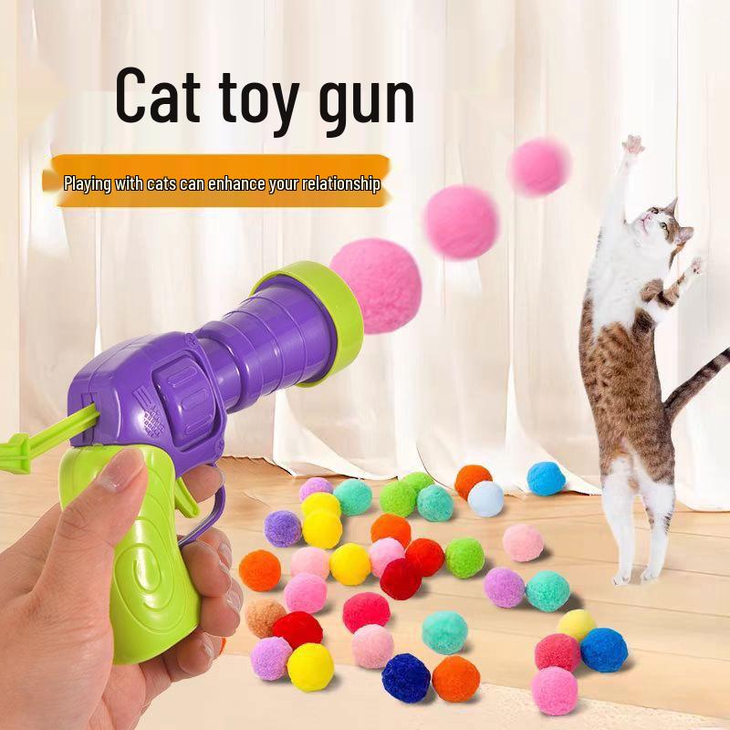 Silent Elastic Bite-Resistant Plush Cat Toy Ball with Teasing Stick 5 Self-entertaining Balls (3cm)
Silent Elastic Bite-Resistant Plush Cat Toy Ball with Teasing Stick 5 Self-entertaining Balls (3cm)
