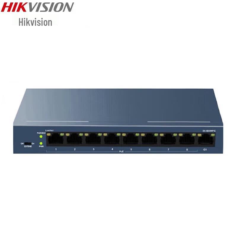 HIKVISION DS-3E0309P-E Gigabit Uplink High Power PoE Switch CN plug (adapter included)
HIKVISION DS-3E0309P-E Gigabit Uplink High Power PoE Switch CN plug (adapter included)