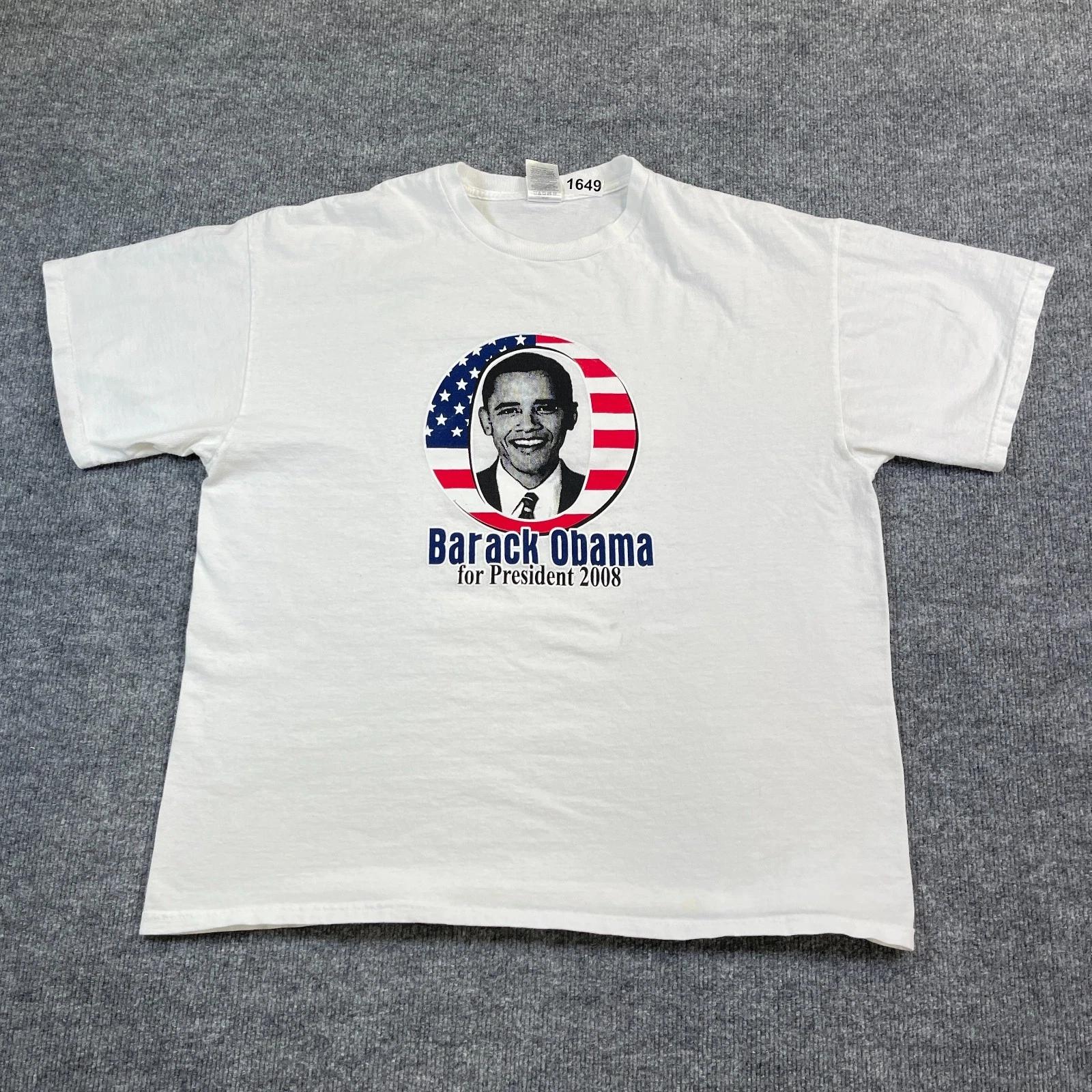 Barack Obama 2008 Presidential Campaign Shirt XL 24x27 White XL
Barack Obama 2008 Presidential Campaign Shirt XL 24x27 White XL