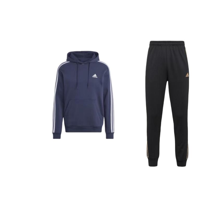 Adidas Essentials Fleece 3-Stripes Hoodie And Color Block Long Sleeve Hooded Sweatshirt Vintage Mid Waist Pants Casual Sports Set TR30P1R-BG+IJ6473 L
Adidas Essentials Fleece 3-Stripes Hoodie And Color Block Long Sleeve Hooded Sweatshirt Vintage Mid Waist Pants Casual Sports Set TR30P1R-BG+IJ6473 L