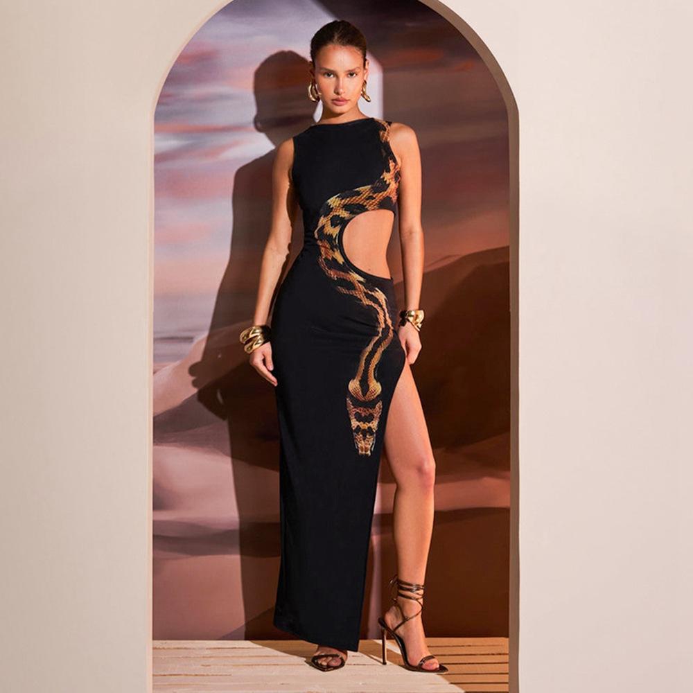 Style Women s Summer New Sleeveless Sexy Slim Long Skirt Hollow Dress Dress L коричневий
Style Women s Summer New Sleeveless Sexy Slim Long Skirt Hollow Dress Dress L коричневий