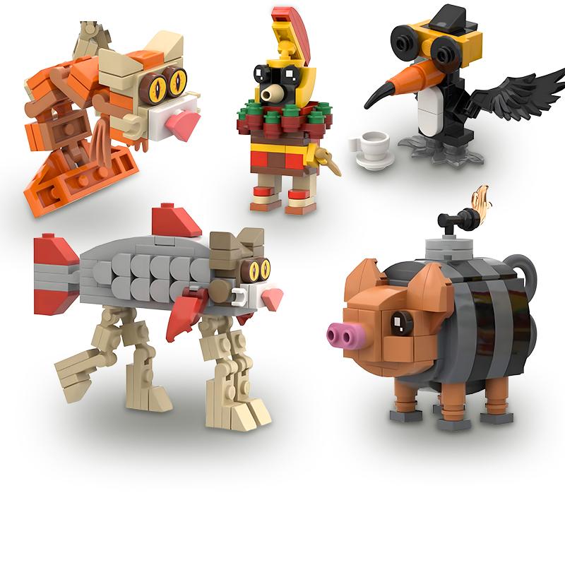 MOC Італійські Brainrot Bricks Tung Tung Sahur Фігурки Tralalero Tralala Будівельні Блоки Іграшки для Хлопчиків Подарунки на День Народження темного кольору хакі
MOC Італійські Brainrot Bricks Tung Tung Sahur Фігурки Tralalero Tralala Будівельні Блоки Іграшки для Хлопчиків Подарунки на День Народження темного кольору хакі
