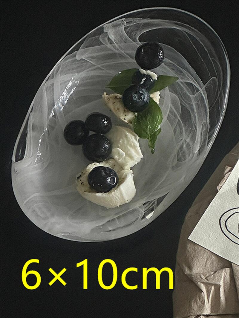 Handmade Polygonal Bubble Glass Plate Dessert Cake Sushi Food Glass Dish , Japanese Dish Matching, Chantal Ornaments
Handmade Polygonal Bubble Glass Plate Dessert Cake Sushi Food Glass Dish , Japanese Dish Matching, Chantal Ornaments